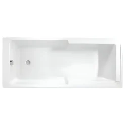 Jacob Delafon Baignoire bain douche Struktura compacte Acrylique renforcé 170 x 75