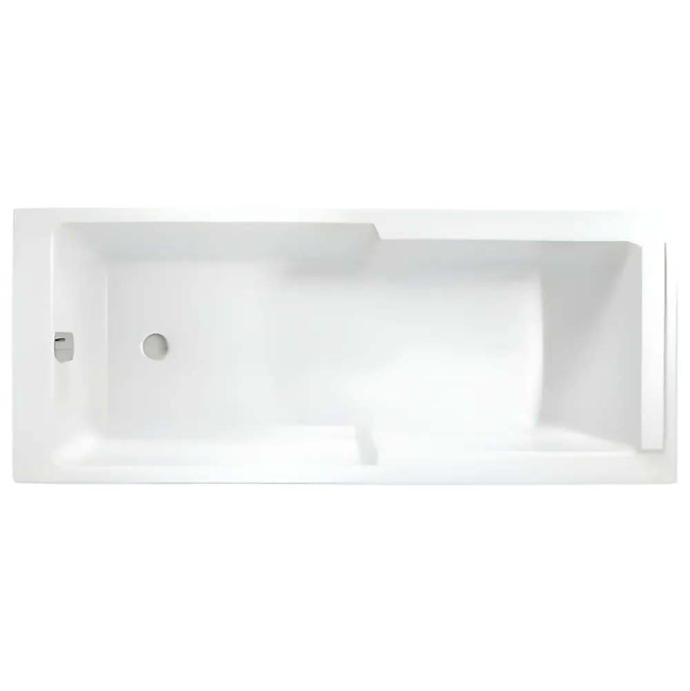Jacob Delafon Baignoire bain douche Struktura compacte Acrylique renforcé 170 x 75