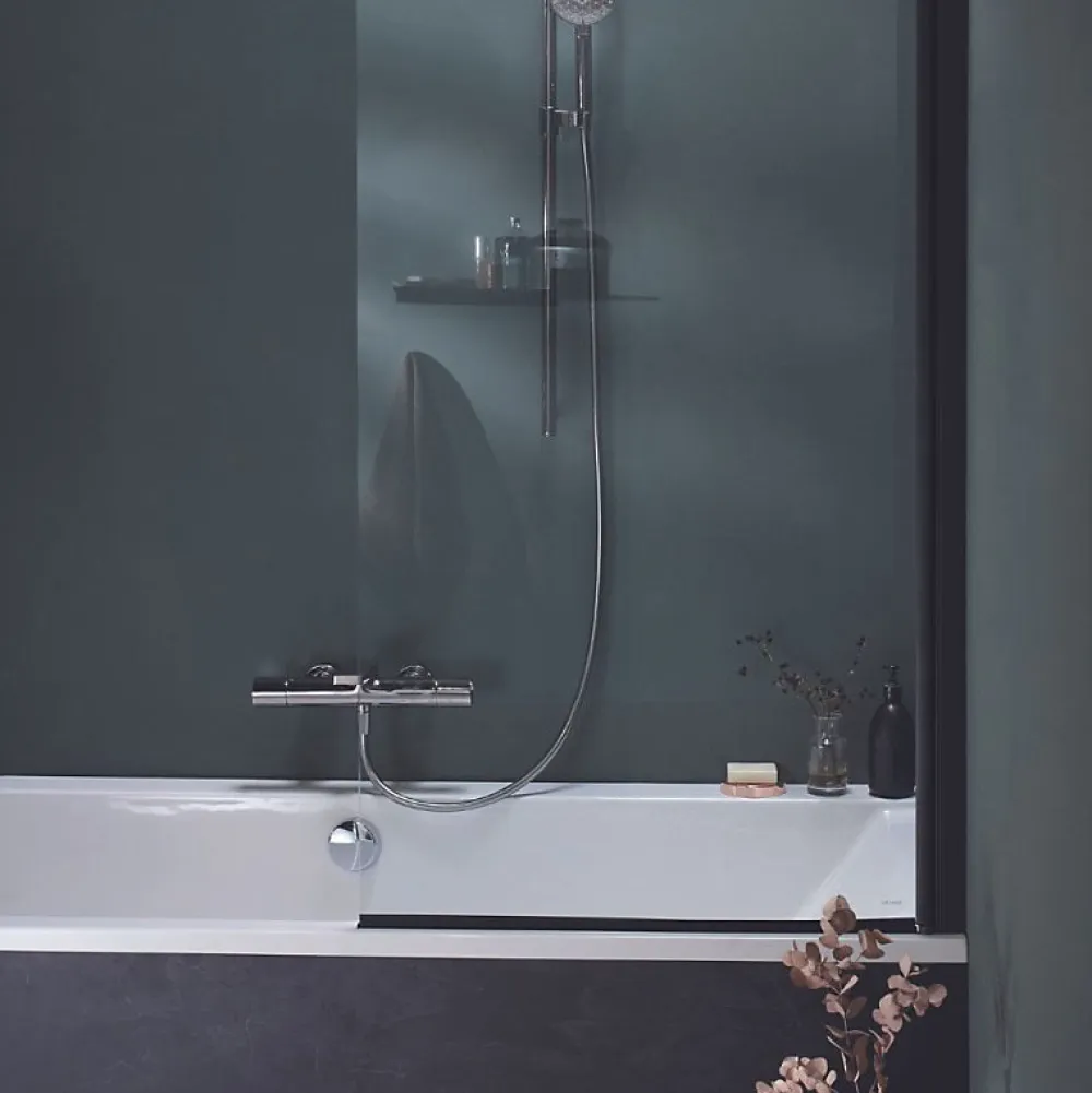 Jacob Delafon Baignoire bain douche Struktura compacte Acrylique renforcé 170 x 75