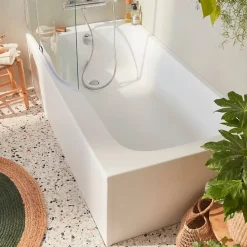 Baignoire Droite|Jacob Delafon Baignoire bain douche Malice antidérapante + nettoyant 160 x 85 version gauche