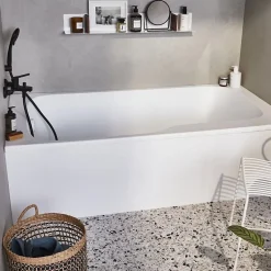 Baignoire Droite|Jacob Delafon Baignoire bain douche Malice antidérapante + nettoyant 160 x 85 version gauche