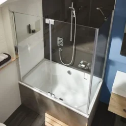 Baignoire Droite|Jacob Delafon Baignoire bain douche Capsule compacte et profonde 140 x 90 cm