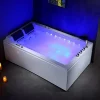Archipel Baignoire balneo LORD DUO BLANC 2 places 185X120 - DROITE