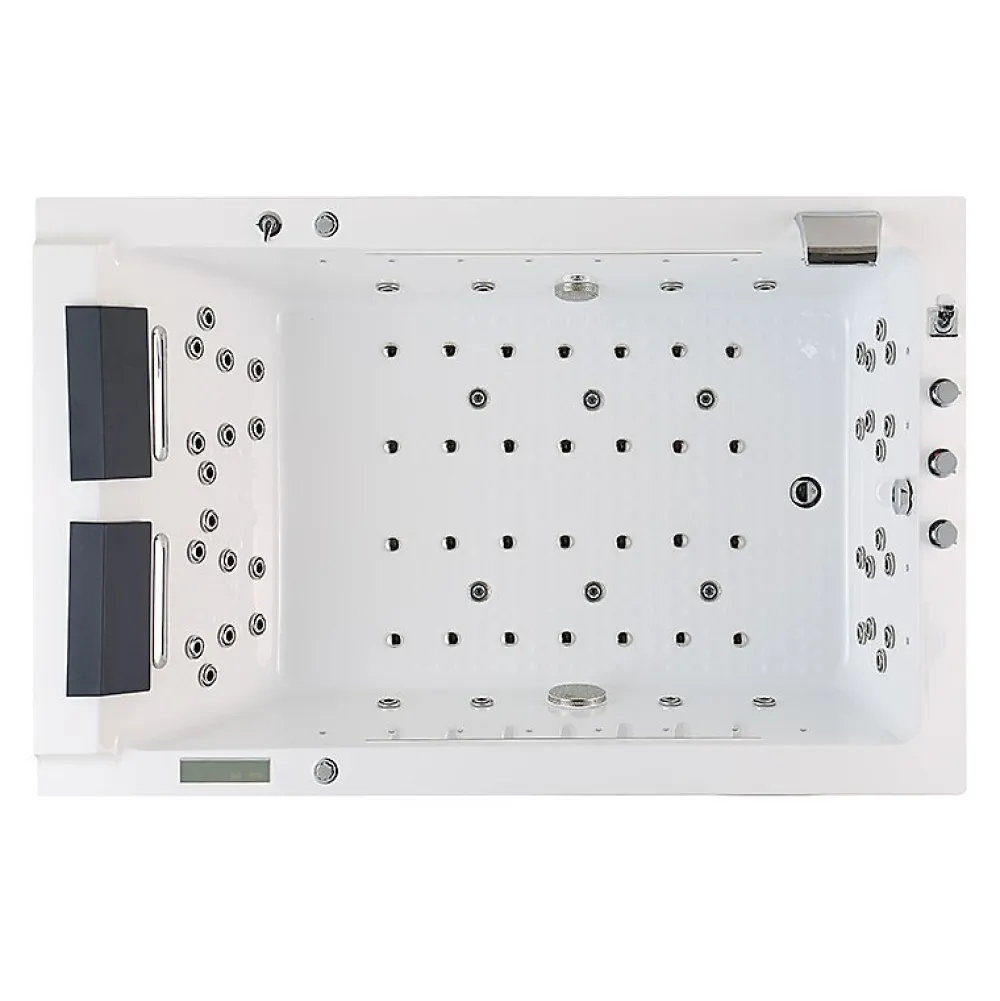 Archipel Baignoire balneo LORD DUO BLANC 2 places 185X120 - DROITE