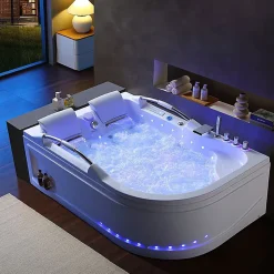 Baignoire Balnéo|Distribain Baignoire Balnéo asymétrique VULCANO-D 56 jets