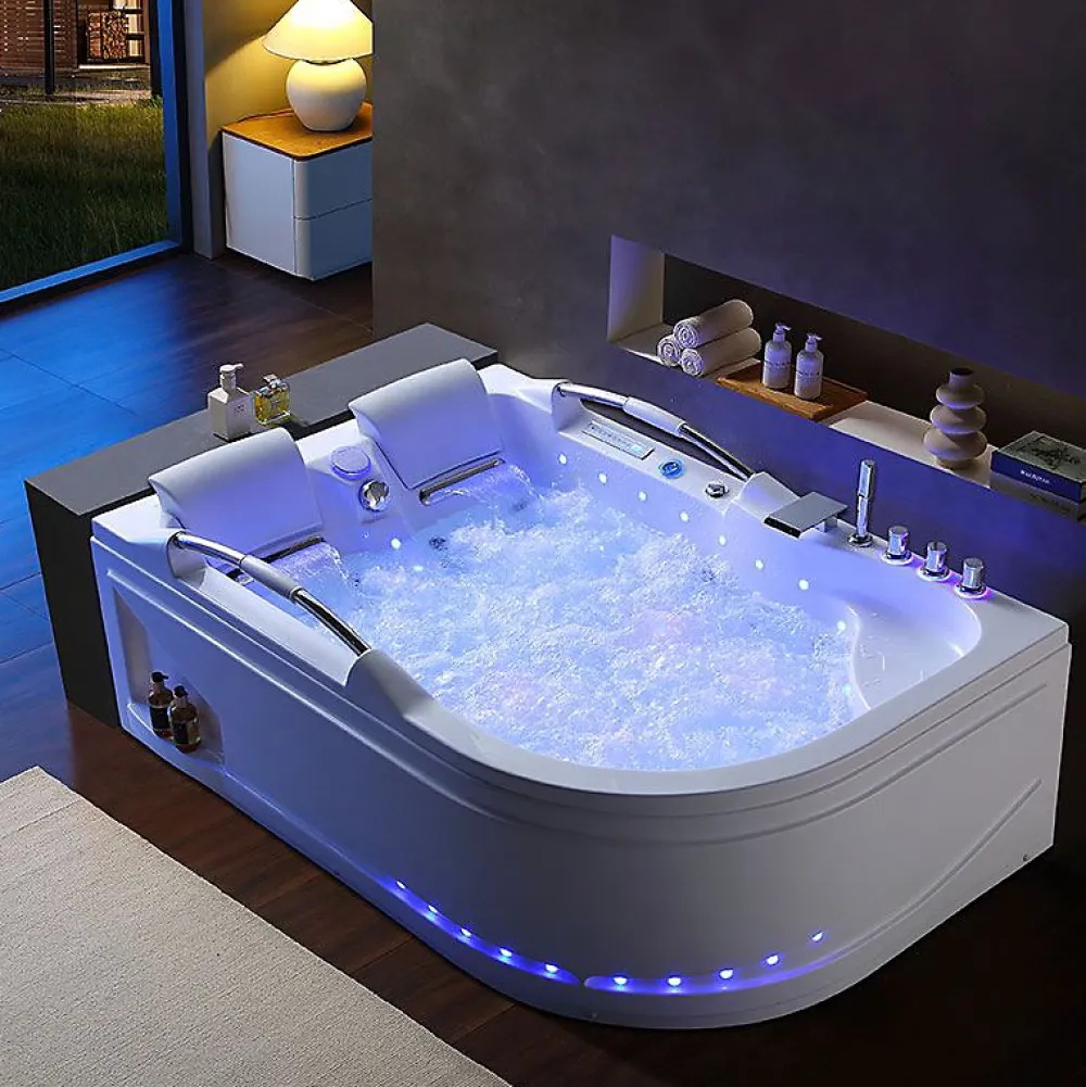 Baignoire Balnéo|Distribain Baignoire Balnéo asymétrique VULCANO-D 56 jets