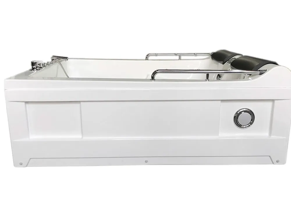 Baignoire Balnéo|Eliteshopping Baignoire Balnèo Blanc 175 X 132 cm Chromothérapie 14 jets Calla