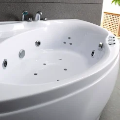 Baignoire Balnéo|Baignoire D'Angle|Spalina Baignoire balnéo d'angle Maldives Jets 135x135 cm, by