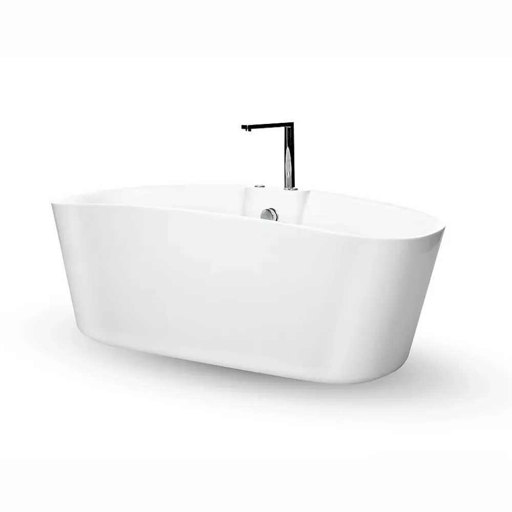 Baignoire Îlot|Spalina Baignoire balnéo îlot Tao Bulle 170x80 cm, blanc, By