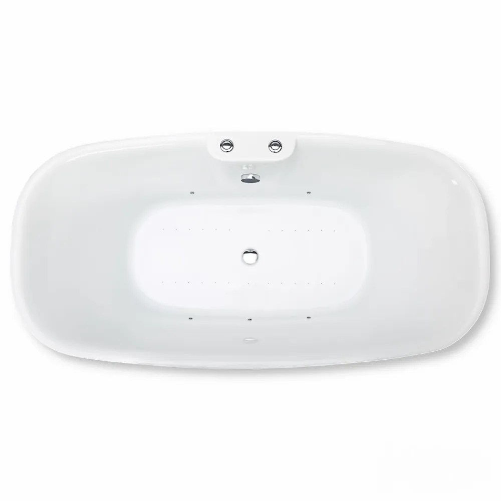 Baignoire Îlot|Spalina Baignoire balnéo îlot Tao Bulle 170x80 cm, blanc, By