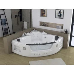 Baignoire Balnéo|Distribain Baignoire balnéo Romantica-S 36 jets Whirlpool