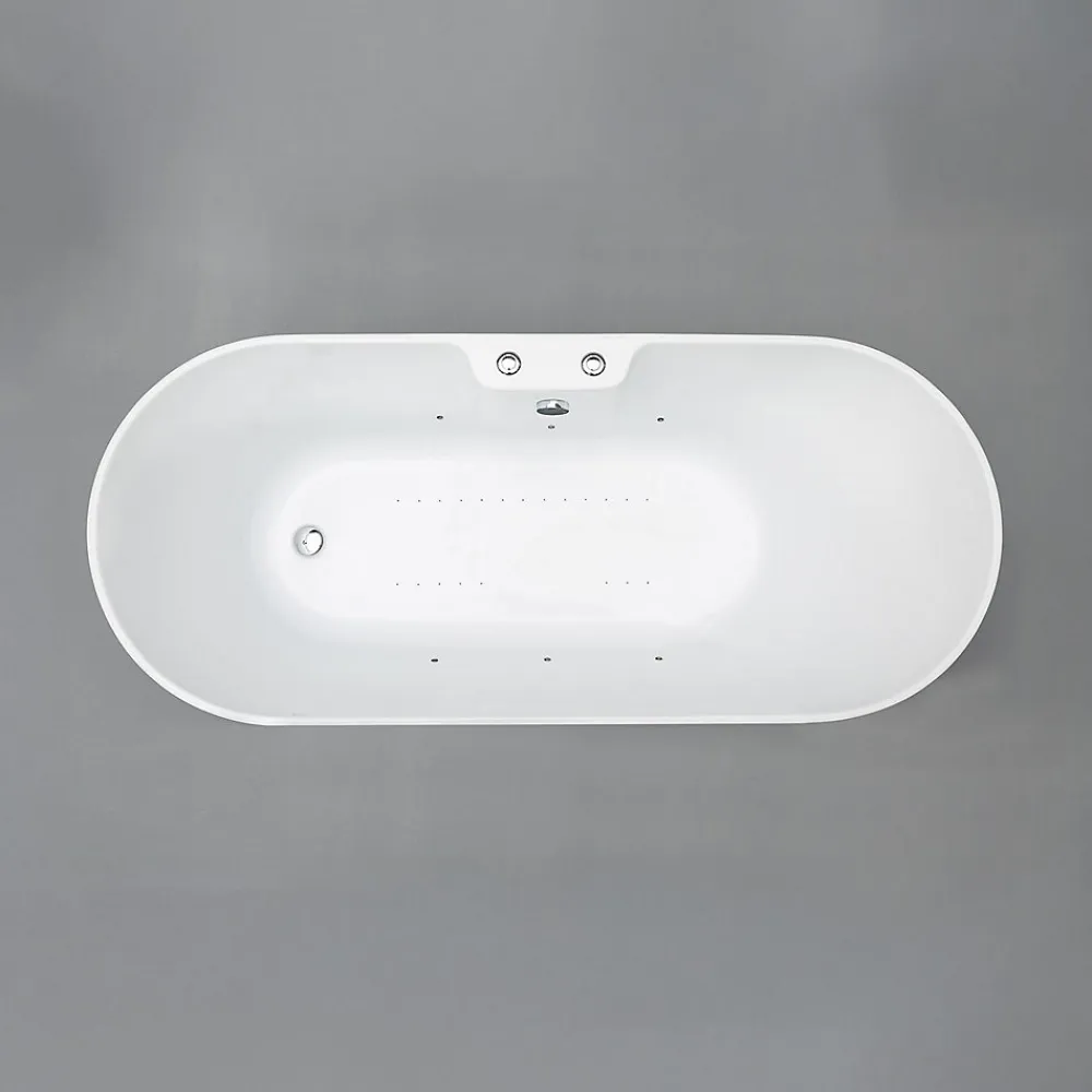 Spalina Baignoire Balnéo Ukio white Bulle 175x75x65cm, by