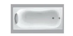 Baignoire Droite|Novellini Baignoire CALYPSO (pieds inclus) - Dimensions : 180 x 80 cm - Couleur BLANC