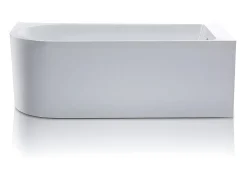 Vente-unique Baignoire d'angle - 240L - 170 x 75 x 58 cm - Blanche - Angle droit - ANIKA