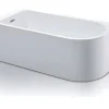 Vente-unique Baignoire d'angle - 240L - 170 x 75 x 58 cm - Blanche - Angle gauche - ANIKA