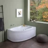 Baignoire Balnéo|Kiamami Valentina Baignoire D'angle Droite Ambra Avec Hydromassage