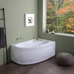 Baignoire Balnéo|Kiamami Valentina Baignoire D'angle Droite Ambra Avec Hydromassage