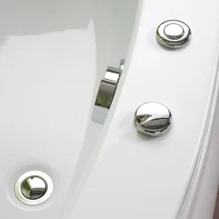 Baignoire Balnéo|Kiamami Valentina Baignoire D'angle Droite Ambra Avec Hydromassage