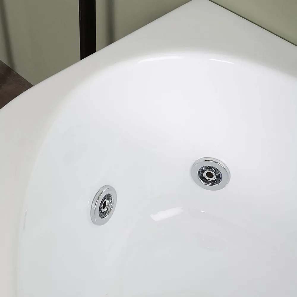 Baignoire Balnéo|Kiamami Valentina Baignoire D'angle Droite Ambra Avec Hydromassage