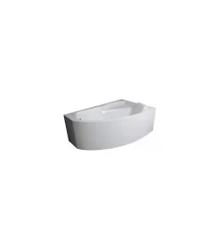 Azura Home Design Baignoire d'angle droite RIMA avec tablier - 150cm