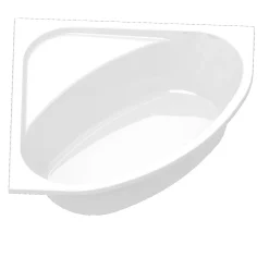 Baignoire D'Angle|GoodHome Baignoire d'angle en acrylique L.140 x l.140 cm blanc, Cavally