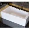 Azura Home Design Baignoire d'angle GAUCHE INTIMA AVEC TABLIER - 160cm