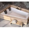 Azura Home Design Baignoire d'angle Gauche ULTIMA DUO ultra-slim - 180cm