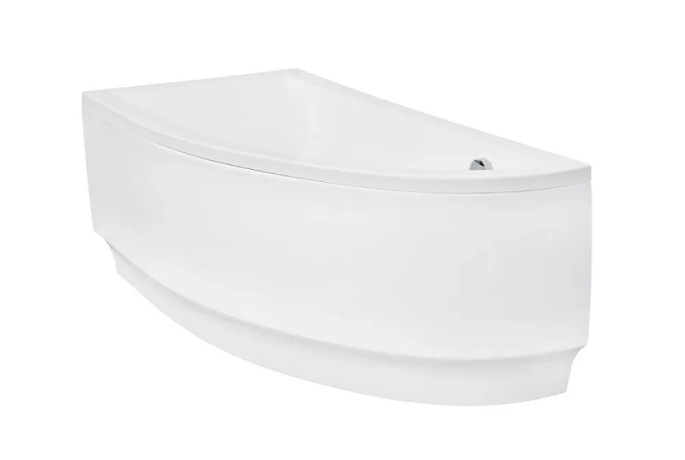 Azura Home Design Baignoire d'angle ORIEGA 150 cm gauche avec tablier