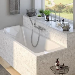 Baignoire Droite|Jacob Delafon Baignoire droite 180 x 75 cm blanc brillant