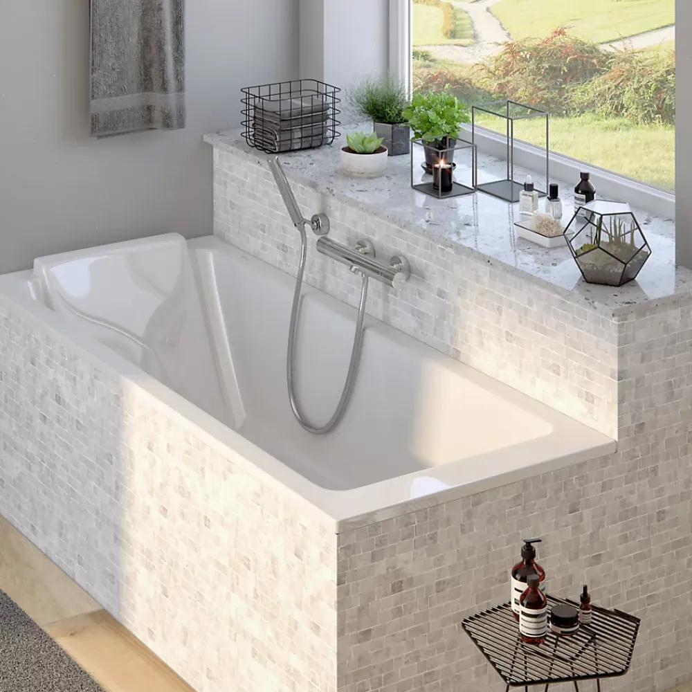 Jacob Delafon Baignoire droite 150 x 70 cm blanc brillant