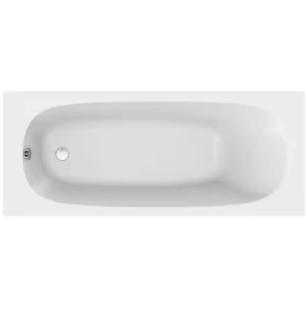 Jacob Delafon Baignoire droite 170 x 75 Bastille blanc brillant