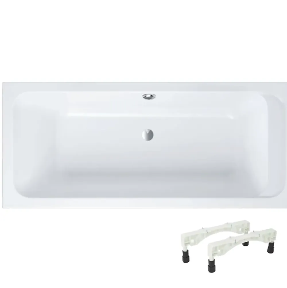 Villeroy & Boch Baignoire droite 190 X 90 VILLEROY ET BOCH Architectura acrylique avec pieds