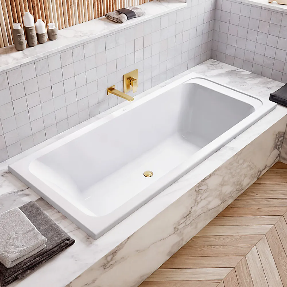 Villeroy & Boch Baignoire droite 190 X 90 VILLEROY ET BOCH Architectura acrylique avec pieds