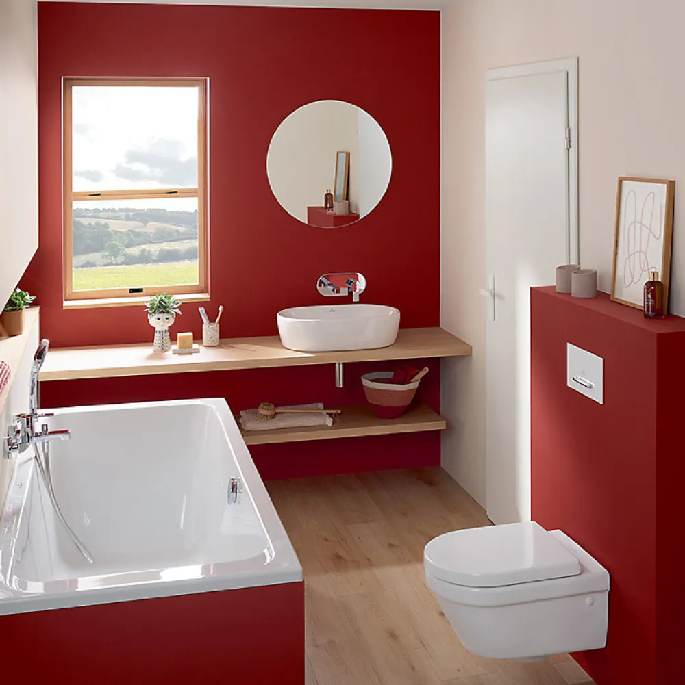 Baignoire Droite|Villeroy & Boch Baignoire droite 170 X 80 VILLEROY ET BOCH Architectura acrylique avec pieds