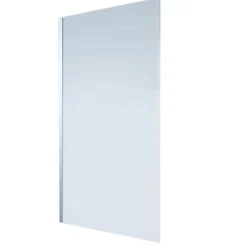Duravit Baignoire droite D-Code 170 x75 cm + Pare Bain gauche AURYS Mist 1 chromé version gauche