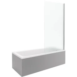 Baignoire Droite|Duravit Baignoire droite No.1 180 x 85 cm + Pare bain droit AURYS Mist 1 chromé