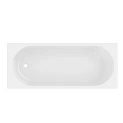 Baignoire Droite| Baignoire droite en acrylique L.160 x l.70 cm blanc, Horyn