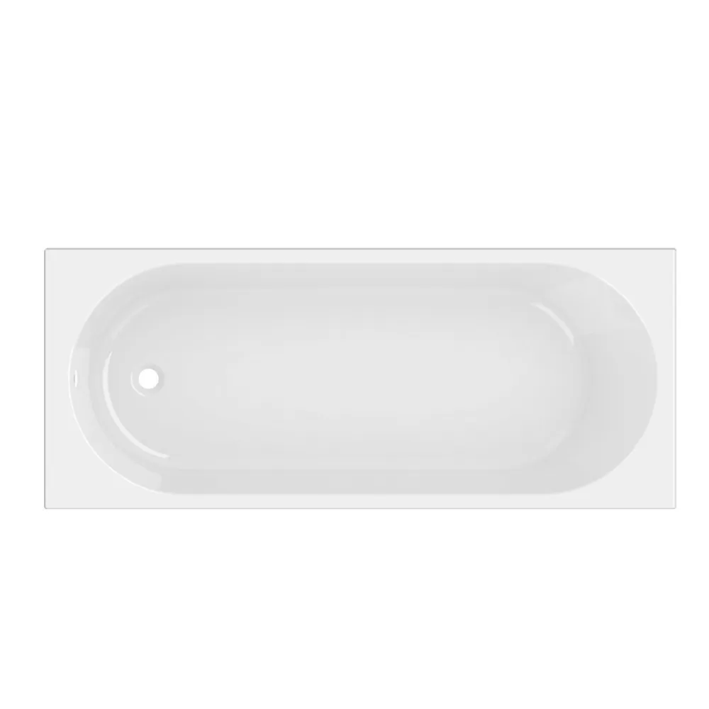 Baignoire droite Horyn L. 170 cm x l. 70 cm blanc