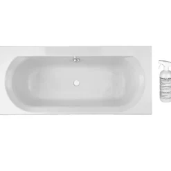 Baignoire Droite|Jacob Delafon Baignoire droite Elise, deux places + nettoyant 170 X 75