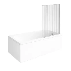 Baignoire Droite|Villeroy & Boch Baignoire droite Architectura acrylique 150 x 70 cm + Pare bain droite AURYS Raywall chromé