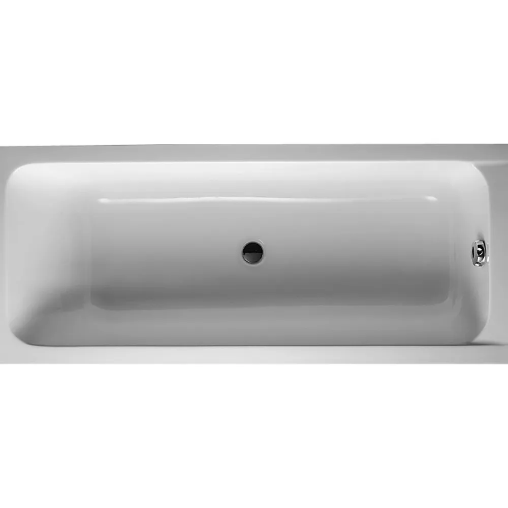 Baignoire Droite|Duravit Baignoire droite 170x75 D-Code bonde au centre