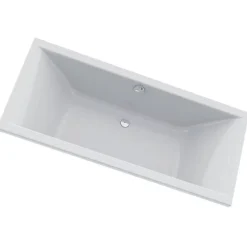 Baignoire Droite|Valentin Baignoire Embleme Duo 180 x 80 cm sans tablier