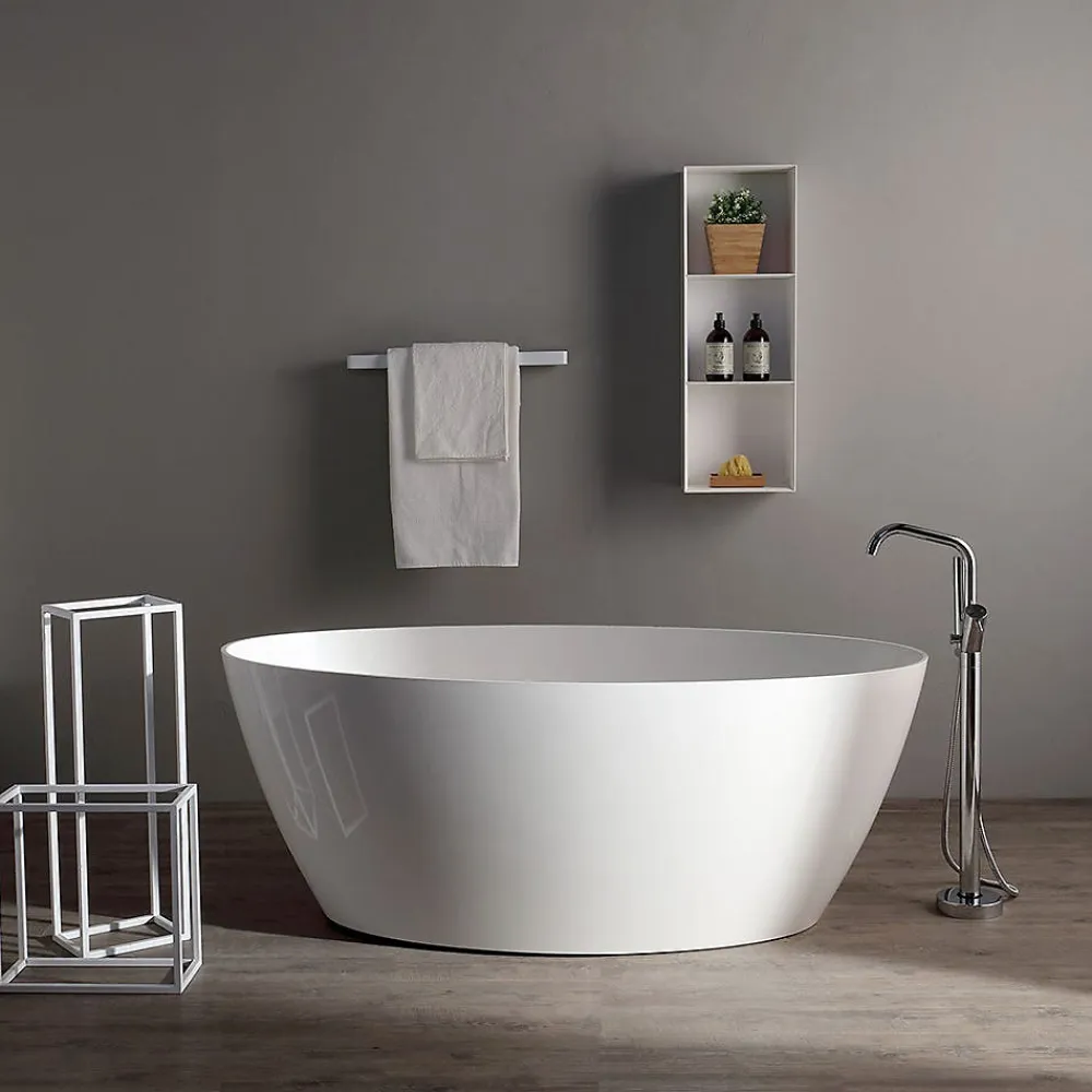 Baignoire Îlot|Kiamami Valentina Baignoire En Résine De Marbre Serena Room Centre