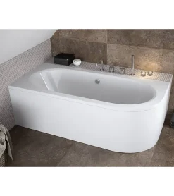 Azura Home Design Baignoire HILIO GAUCHE avec tablier - 160cm