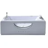 Baignoire Balnéo|Eliteshopping Baignoire hydromassage blanc double pompe 178 X 147 cm 33 jets Petal