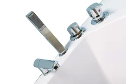 Eliteshopping Baignoire hydromassage blanc 180 X 90 cm Chromothérapie 14 jets Primula