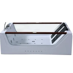 Baignoire Balnéo|Eliteshopping Baignoire hydromassage pour 2 personnes 180 X 120 cm 18 jets Pearl
