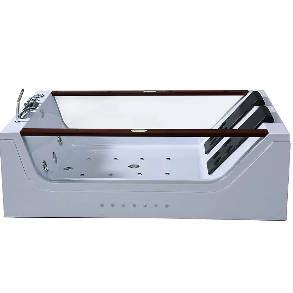 Baignoire Balnéo|Eliteshopping Baignoire hydromassage pour 2 personnes 180 X 120 cm 18 jets Pearl