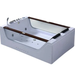 Baignoire Balnéo|Eliteshopping Baignoire hydromassage pour 2 personnes 180 X 120 cm 18 jets Pearl