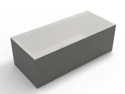 Baignoire Îlot|Spalina Baignoire Ilot Cobalt 170 grise 170x75x56cm, by